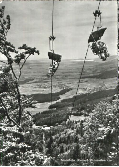 70570250 Weissenstein SO Weissenstein Oberdorf Sesselbahn x 1963