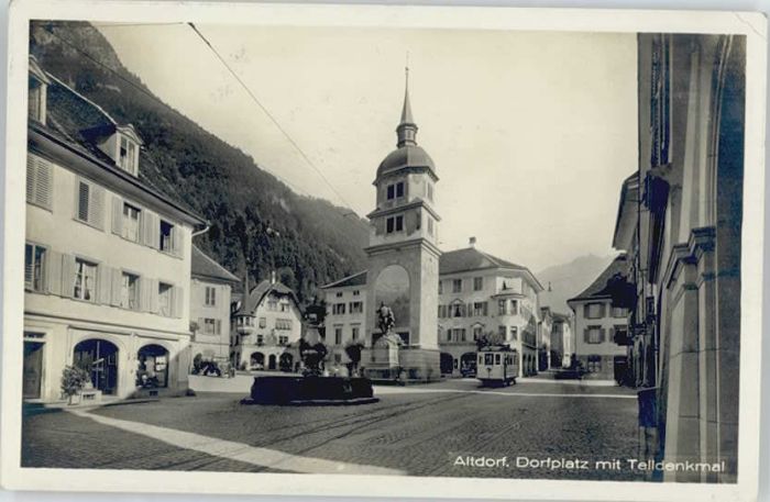 10545036 Altdorf UR Altdorf UR Tell Denkmal  x Altdorf UR