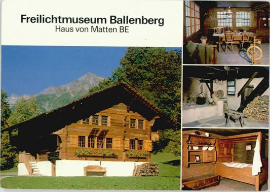 10544560 Detligen Detligen Freilichtmusuem Ballenberg Haus von Matten * Detligen