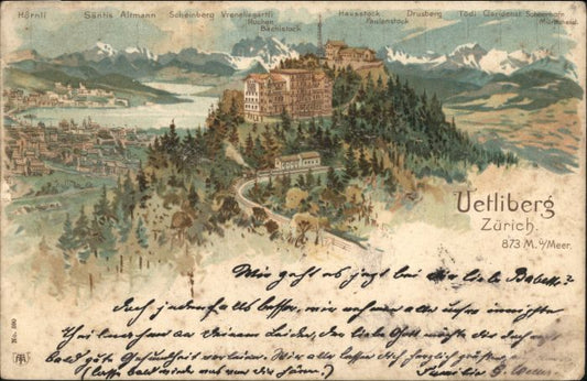 10791845 Uetliberg Zuerich Uetliberg Litho x Uetliberg Zuerich