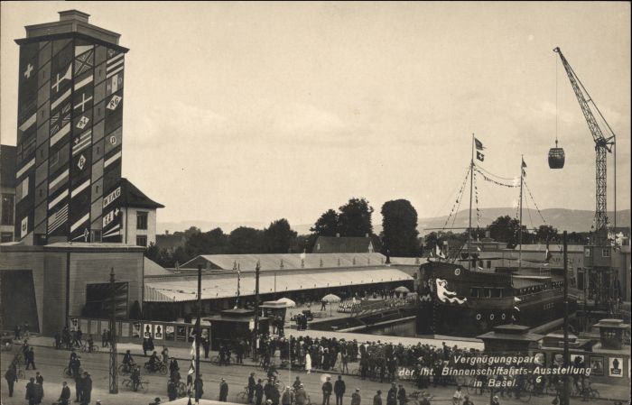 10791144 Basel BS Basel  Kleinhueningen Hafen Binnenschiffahrts Ausstellung * Ba