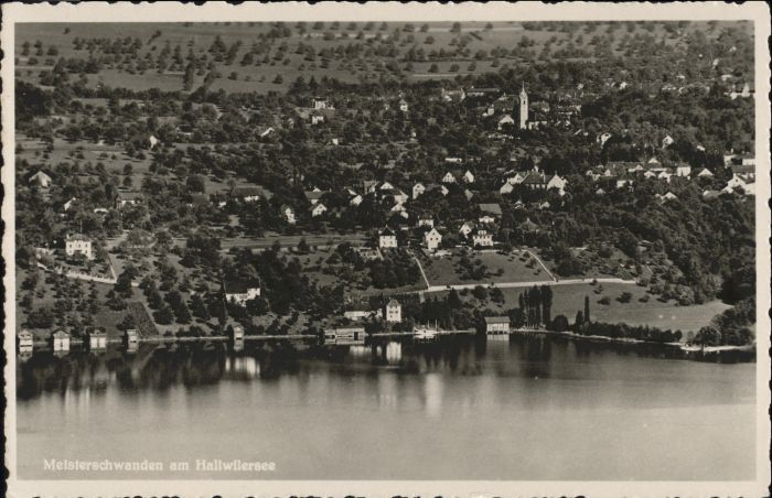 10791103 Meisterschwanden Meisterschwanden Hallwilersee Fliegeraufnahme * Meiste