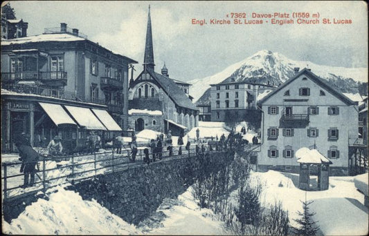 10574450 Davos GR Davos Platz Église Saint-Luc * Davos Platz