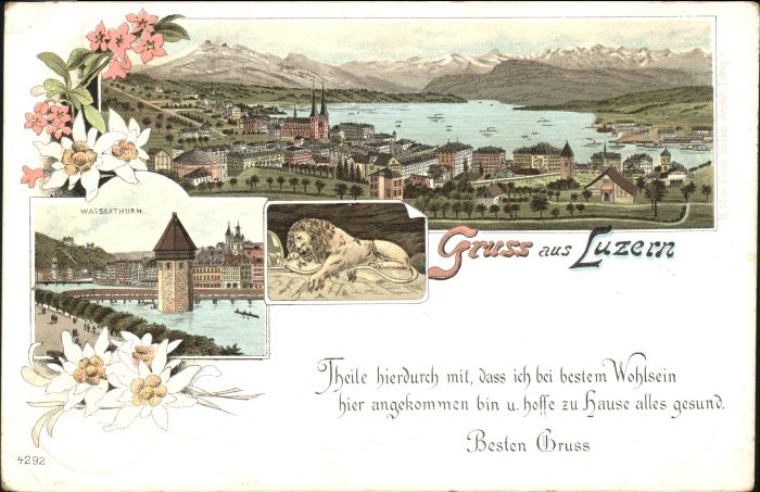 10574546 Lucerne LU Château d'eau de Lucerne x Lucerne