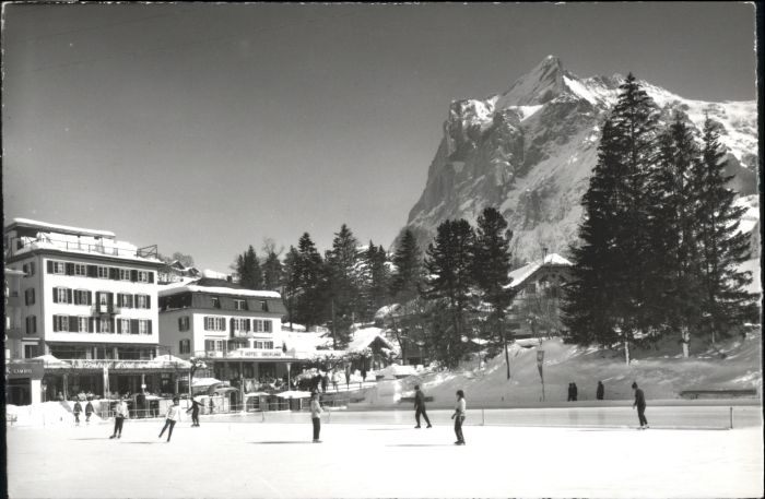 10574558 Grindelwald Patinoire de Grindelwald Wetterhorn * Grindelwald