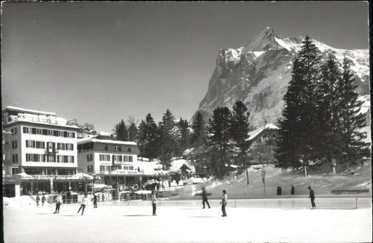 10574558 Grindelwald Grindelwald Eisbahn Wetterhorn * Grindelwald