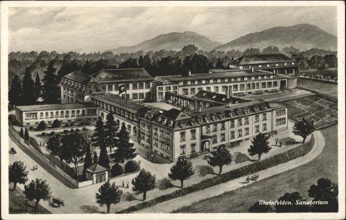 10574822 Rheinfelden AG Rheinfelden Sanatorium Fliegeraufnahme * Rheinfelden