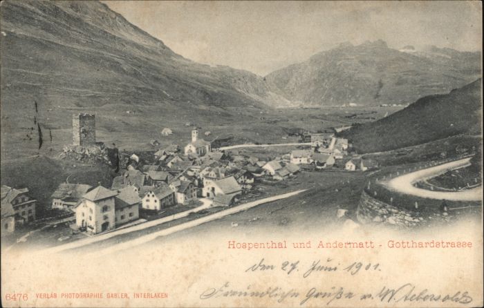 10544287 Andermatt Andermatt Hospenthal Gotthardstrasse x Andermatt