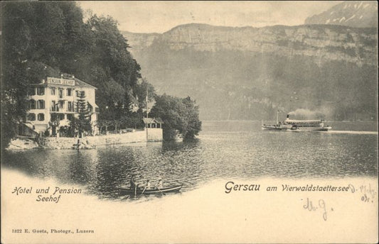 10544137 Gersau Vierwaldstaettersee Gersau Hotel Pension Seehof x Gersau