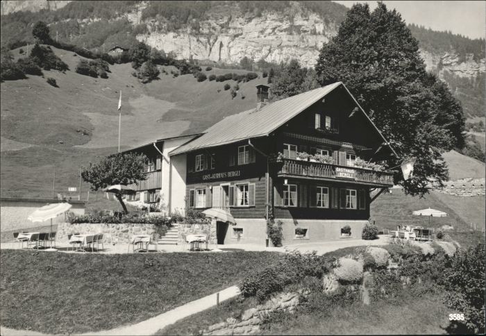 10543896 Linthal Glarus Linthal Gasthaus Bergli * Linthal