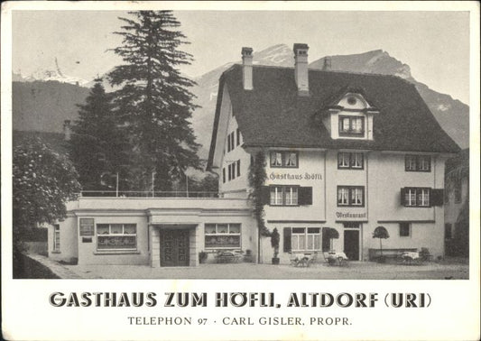 10544286 Altdorf UR Altdorf UR Gasthaus Hoefli x Altdorf UR