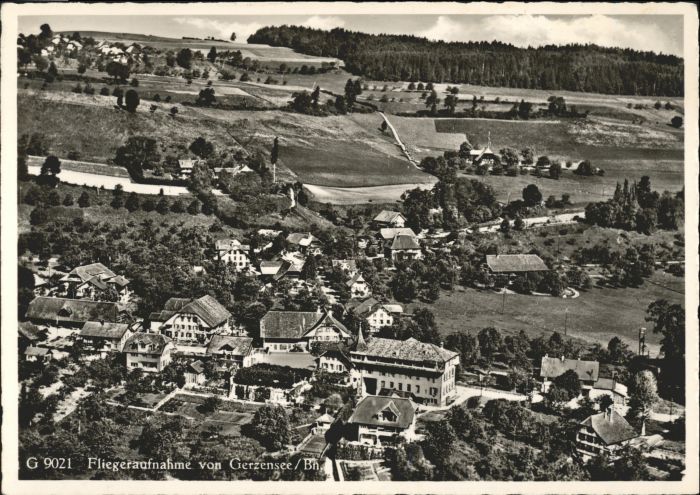 10723130 Gerzensee Gerzensee Fliegeraufnahme x Gerzensee