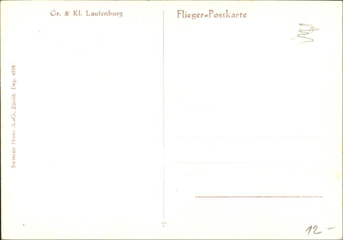 10722762 Laufenburg Laufenburg Fliegeraufnahme *