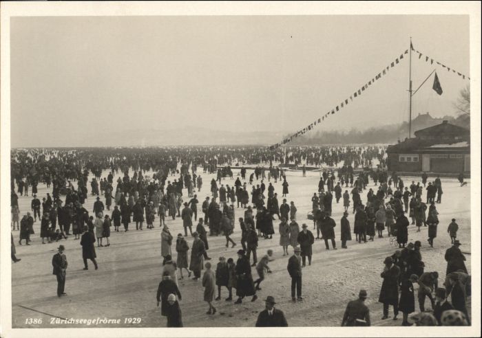 10724450 Zuerich Lac de Zurich gelé * Zuerich