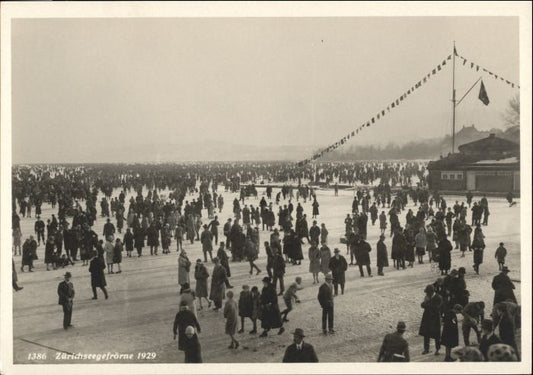 10724450 Zuerich Lac de Zurich gelé * Zuerich