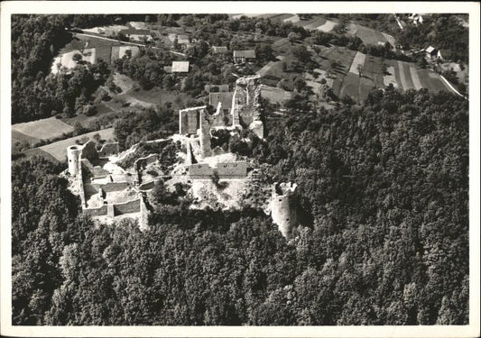 10722750 Thalheim AG Thalheim AG Ruine Schenkenberg Fliegeraufnahme * Thalheim A