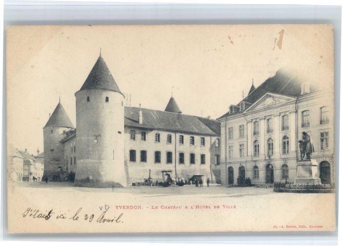 10724318 Yverdon VD Château d'Yverdon Hôtel de Ville x