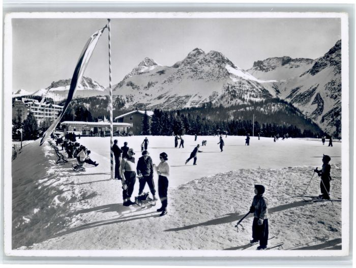 10738043 Arosa GR Patinoire d'Arosa Obersee Furkahoerner * Arosa