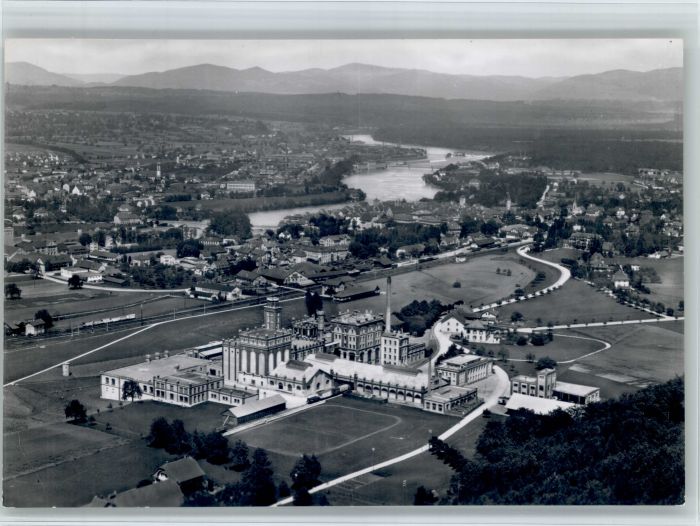 10737896 Rheinfelden AG Rheinfelden Brauerei Feldschloesschen Fliegeraufnahme  *