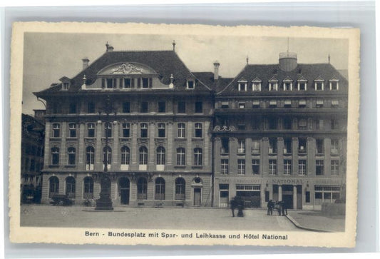 10752962 Bern BE Bern Bundesplatz Hôtel National * Berne