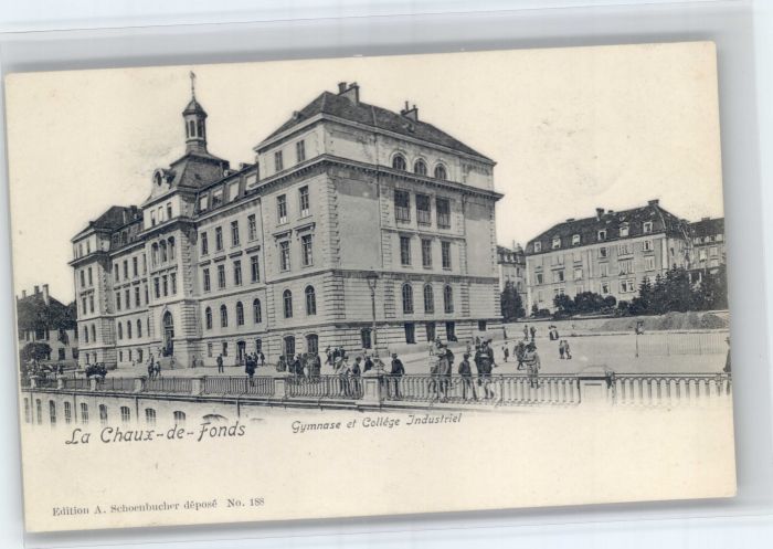 10849820 La Chaux-de-Fonds La Chaux-de-Fonds Gymnase Collège Industriel * La Cha