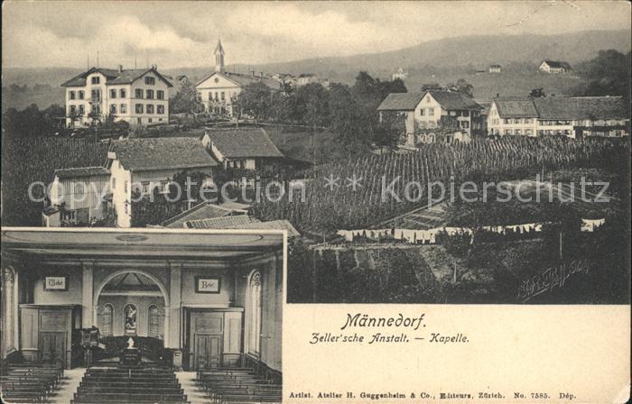 12009429 Maennedorf Zeller`sche Anstalt Chapelle Maennedorf