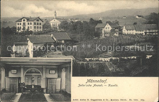 12009429 Maennedorf Zeller`sche Anstalt Chapelle Maennedorf