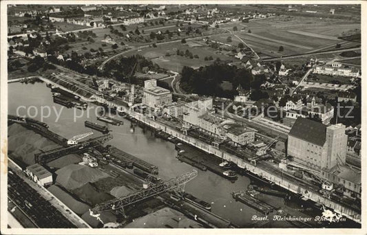 12009441 Bâle BS Kleinhueninger Rheinhafen Aviation photo Bâle BS