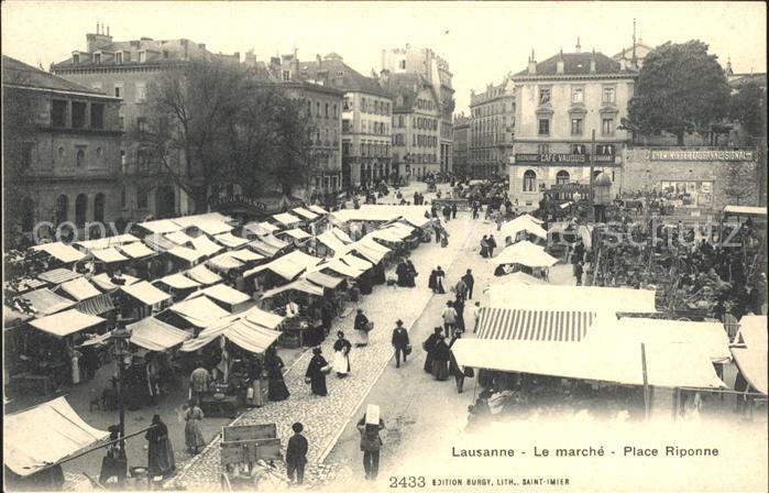 12009516 Lausanne VD Le marché Place Riponne Lausanne VD