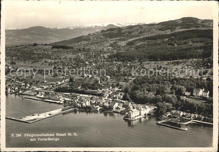 12040841 Staad Rorschach Voralberge Fliegeraufnahme