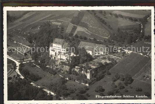 12337585 Kasteln Schloss Kasteln Fliegeraufnahme Kasteln