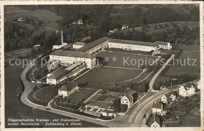 12358803 Zollikerberg Kranken und Diakonissenanstalt Neumuenster Fliegeraufnahme