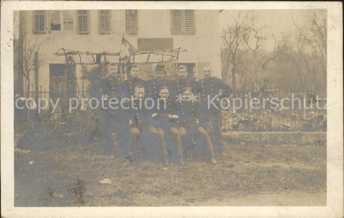 12358972 Photo de groupe de soldats de Bâle BS Bâle BS