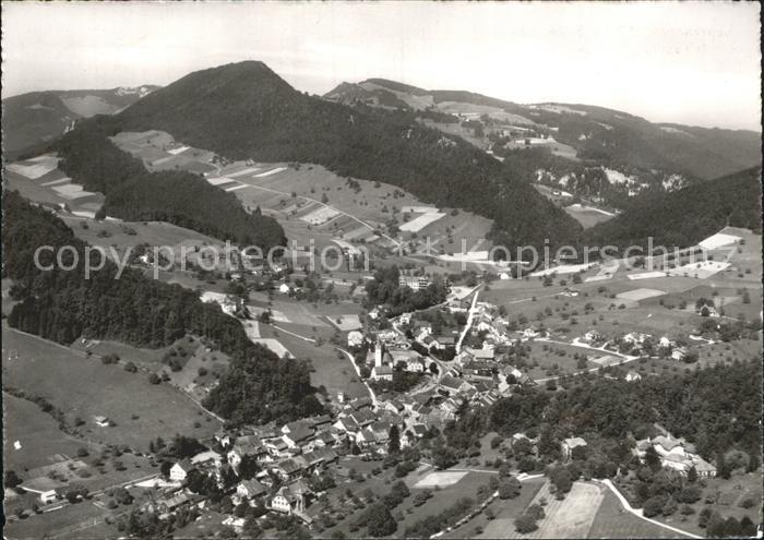 12360065 Langenbruck Basel Land mit Passwang und Kellenkoepfli Fliegeraufnahme L