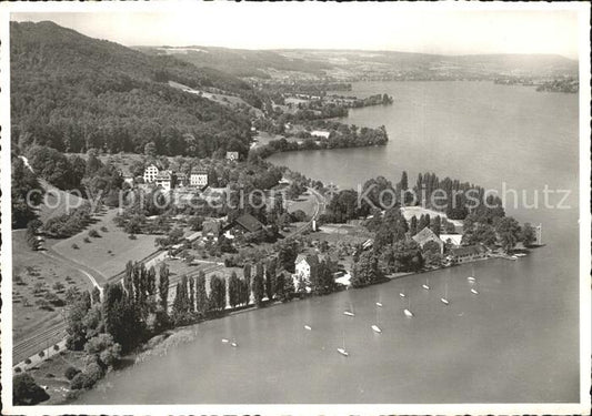 12360078 Steckborn TG Hotel Restaurant Glarisegg am Untersee Fliegeraufnahme Ste