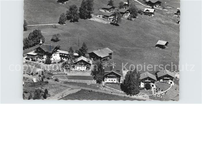 12571915 Lenk Simmental Fliegeraufnahme Chalet Lenk Lenk Simmental