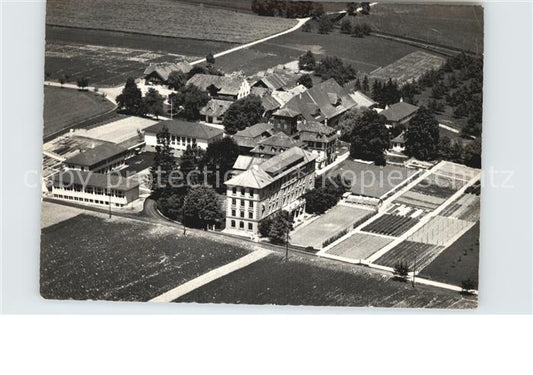 12574809 Zollikofen Landwirtschaftliche Schule Ruetti Fliegeraufnahme Zollikofen