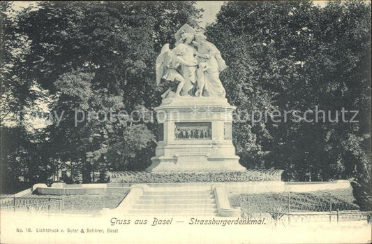 12577940 Basel BS Strassburgerdenkmal Basel