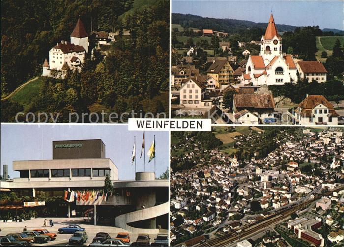 12578836 Église du château de Weinfelden Thurgauerhof Photographie aérienne Weinfelden