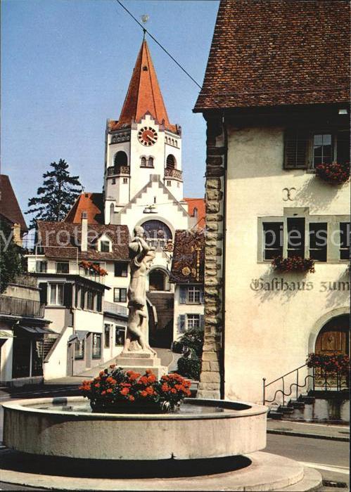 12578862 Église de Weinfelden Fontaine Thomas Bornhauser Weinfelden