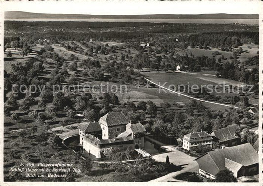 12585293 Hagenwil Schloss Blick zum Bodensee Fliegeraufnahme Hagenwil