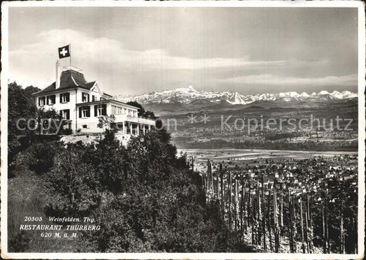 12585357 Weinfelden Restaurant Thurberg Panorama alpin Weinfelden