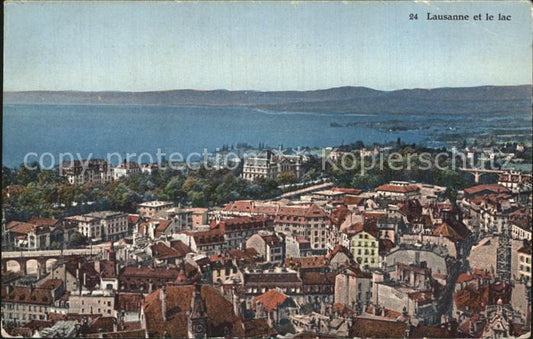 12586350 Lausanne VD et Lac Leman Genfersee Lausanne