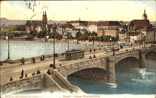 12586448 Basel BS Neue Rheinbruecke Basel