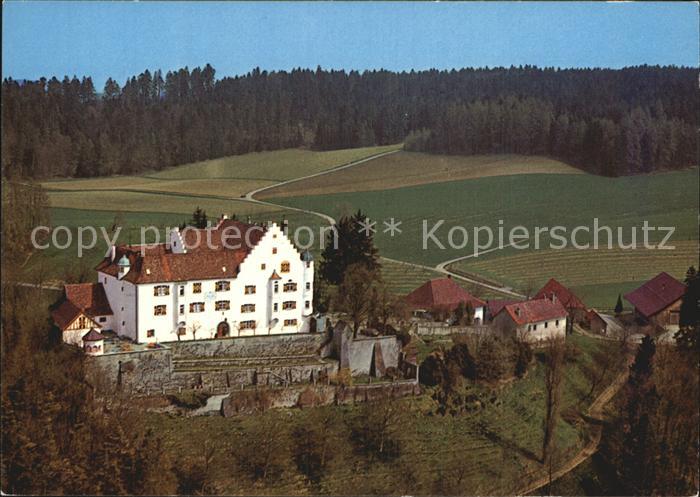 12587099 Stettfurt Schloss Sonnenberg Fliegeraufnahme Stettfurt