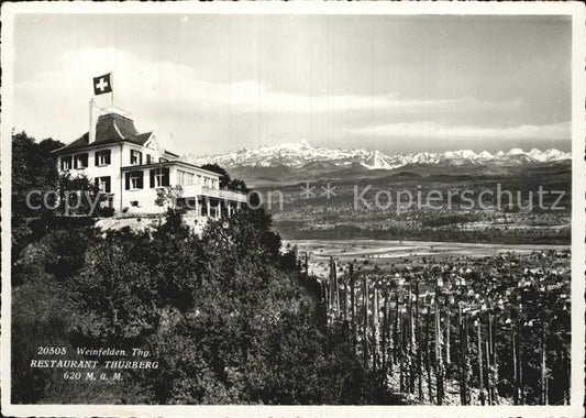 12587101 Weinfelden Restaurant Thurberg Panorama alpin Weinfelden