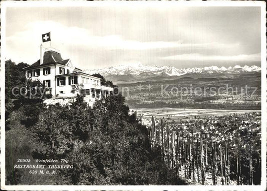 12587124 Weinfelden Restaurant Thurberg Panorama alpin Weinfelden