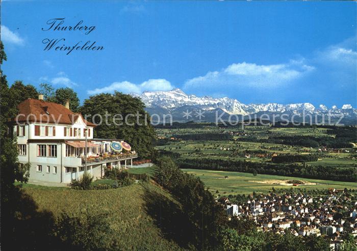 12587192 Weinfelden Restaurant Thurberg Panorama alpin Weinfelden