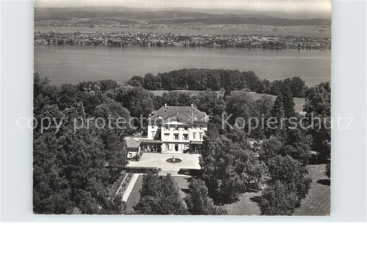 12589078 Mannenbach Untersee Fliegeraufnahme Schloss Eugensberg Mannenbach-Salen