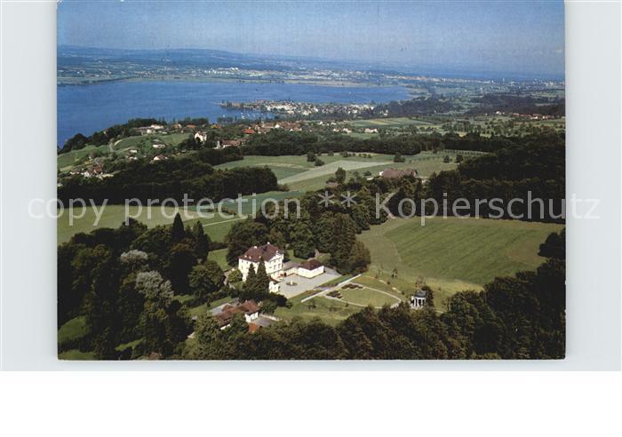 12589089 Mannenbach Untersee Fliegeraufnahme Schloss Eugensberg Mannenbach-Salen